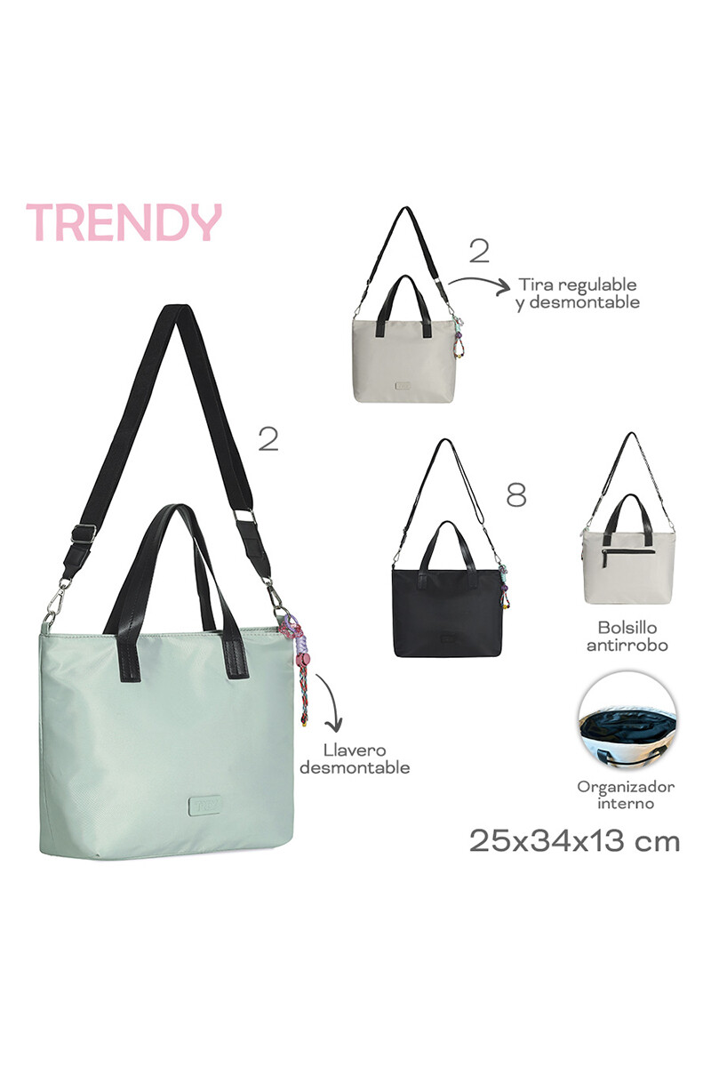 Cartera Bolso Trendy Beige