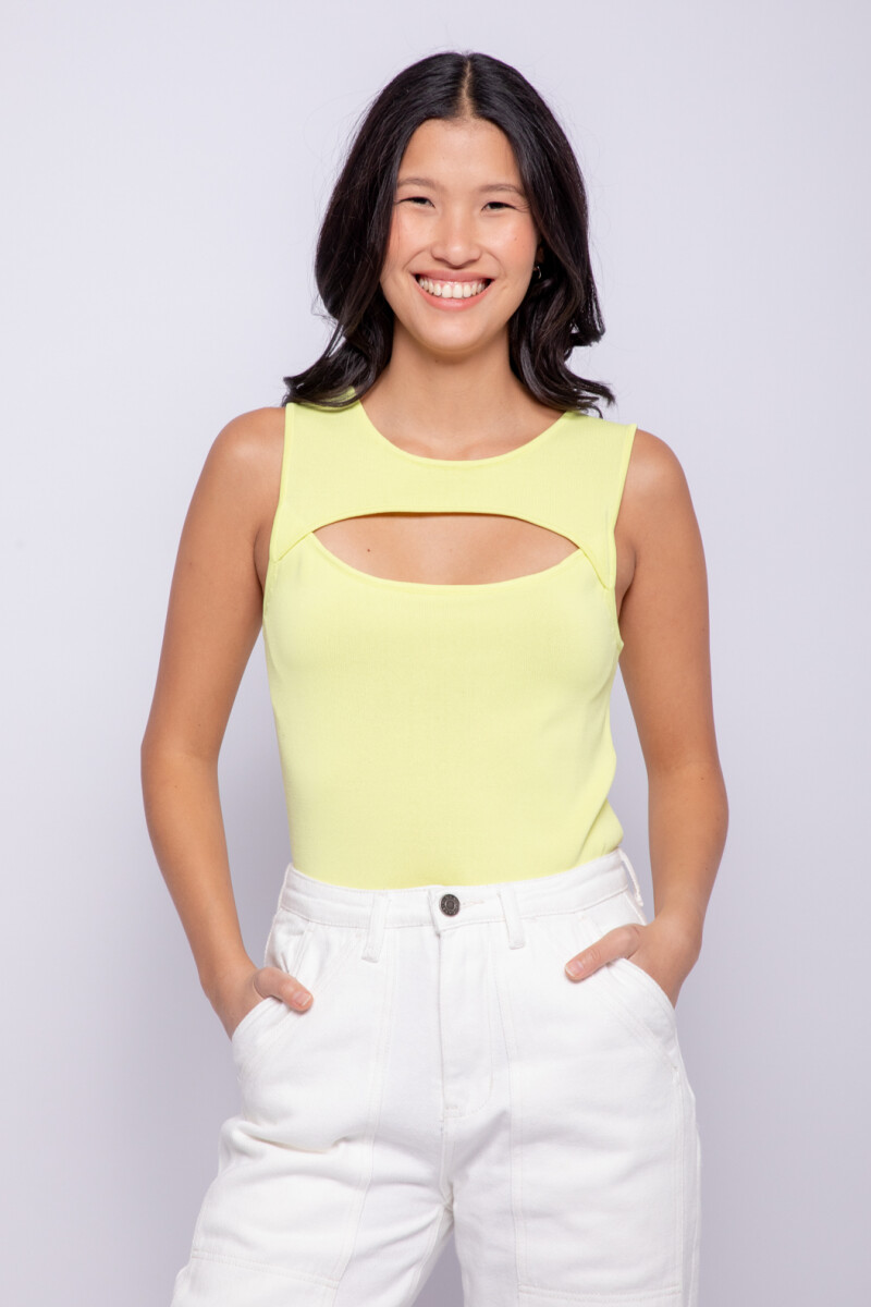 TOP SHERRI Lima Pastel