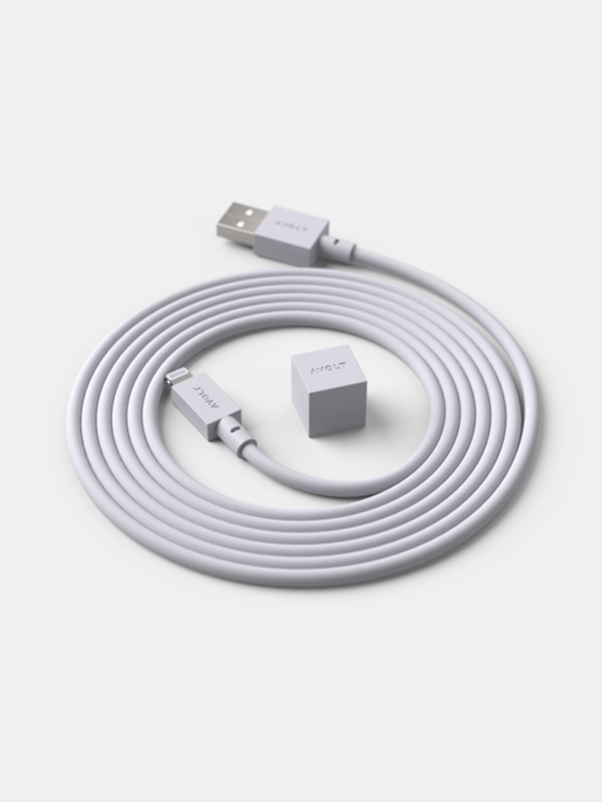 Cable 1 usb a to lightning, 1. GRIS