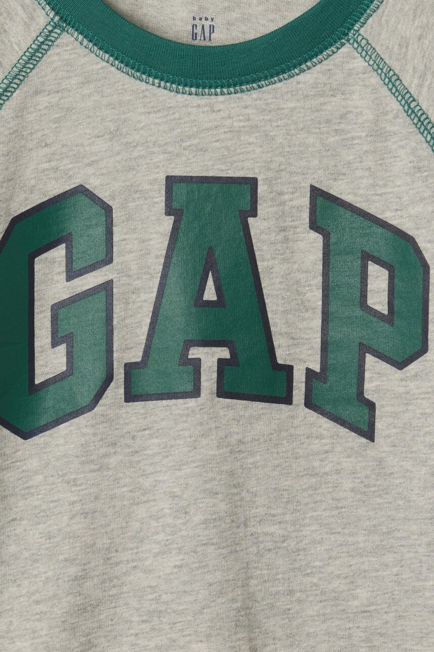 Remera Logo Gap Toddler Niño Light Heather Grey B08