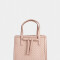City Tendencia Cartera Mini City Trenzada - Rosa Viejo
