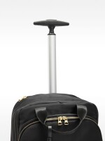 Mochila De Cabina Convertible En Trolley negro