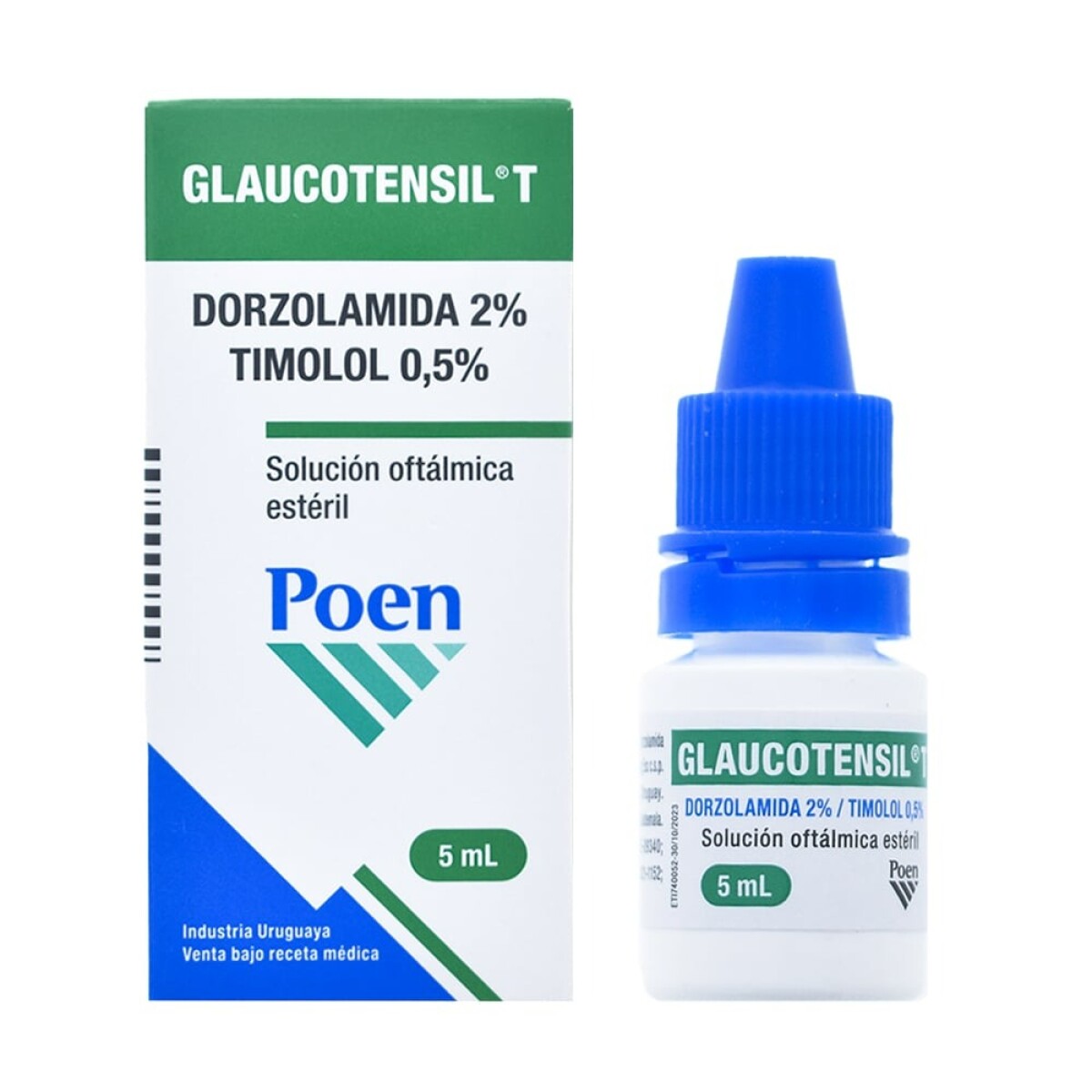 Glaucotensil T 2% 5ml 