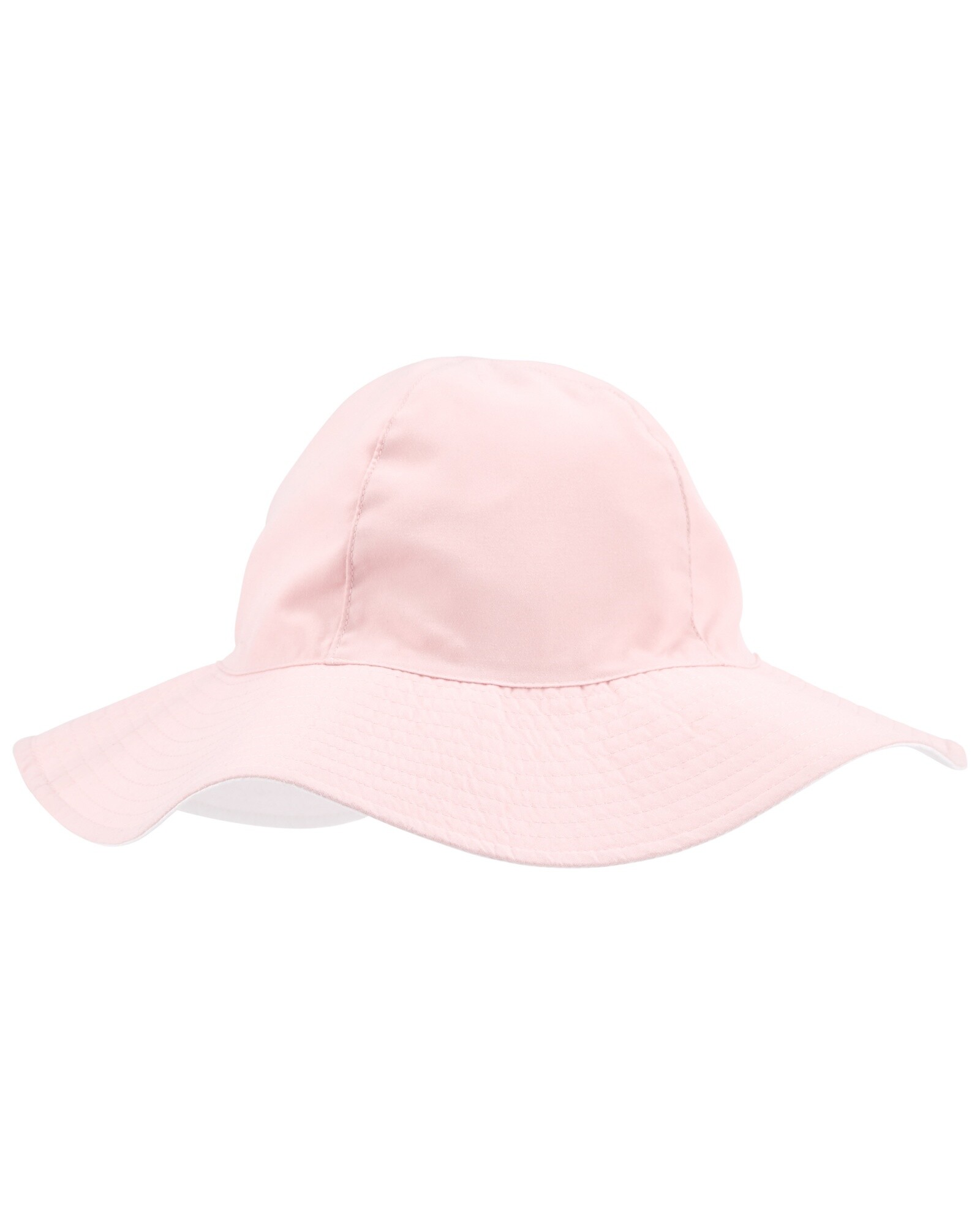 Gorro reversible de algodón con protección UPF 50+. Talles 2-4T Sin color