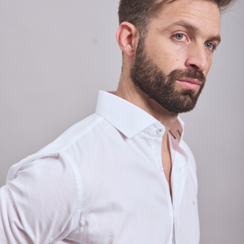 CAMISA LUXURY BLANCO ESPIGA
