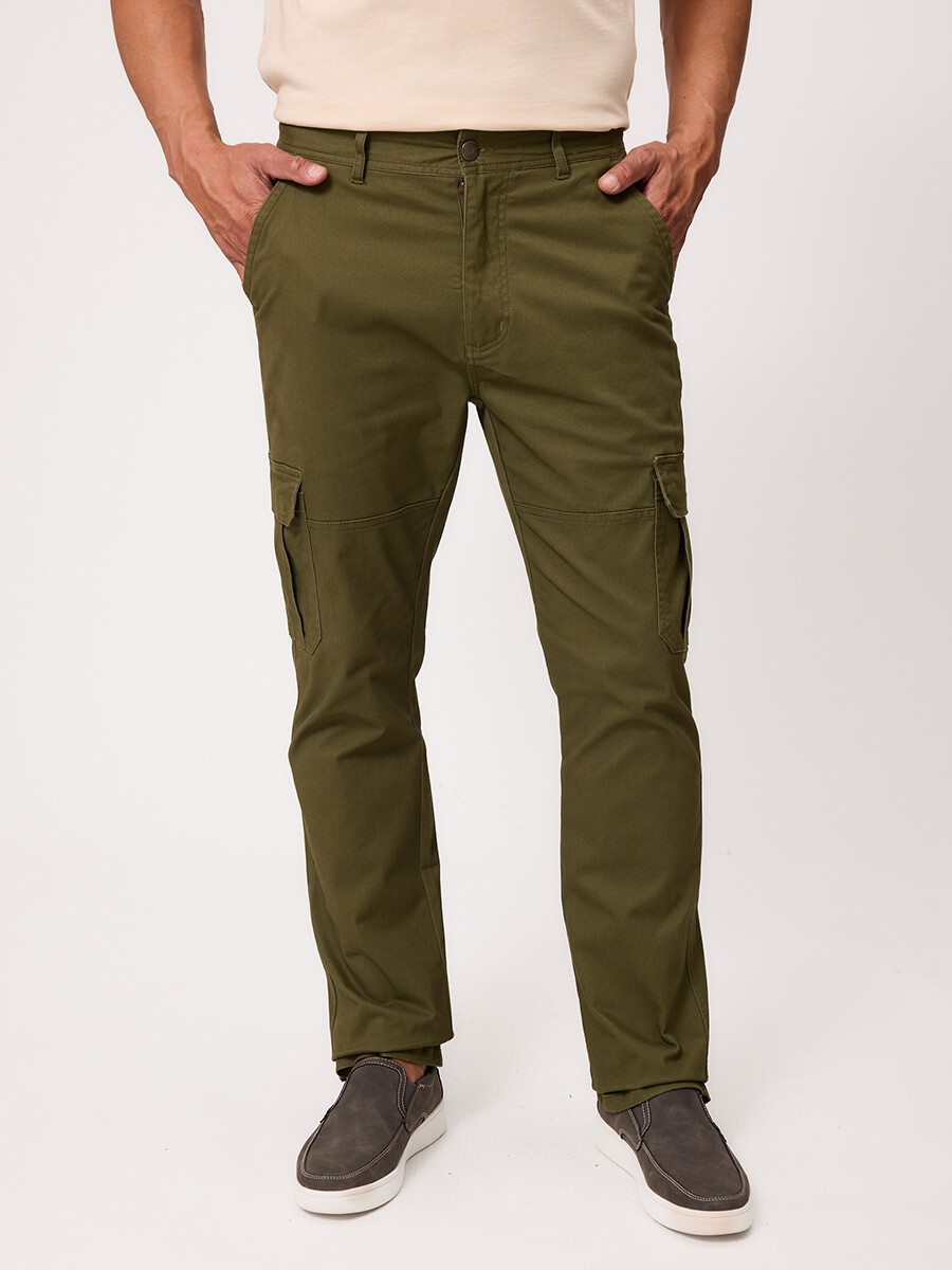 PANTALON DUOMO S27 POLANCO - Militar 