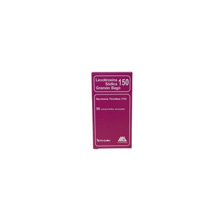 Levotiroxina sódica 150 mcg x 50 comprimidos 001