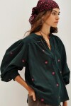 Camisa Maru Embro Verde