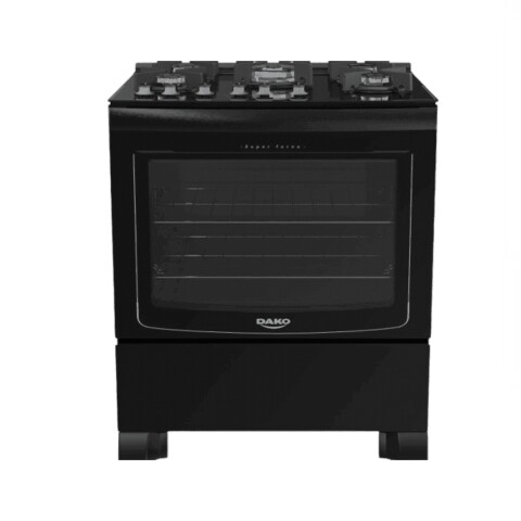 Cocina Dako Supreme Glass 5H Negro 1995 Cocina Dako Supreme Glass 5H Negro 1995