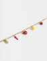 Collares Cortos Frutas Collar Corto Con Frutas - Dorado