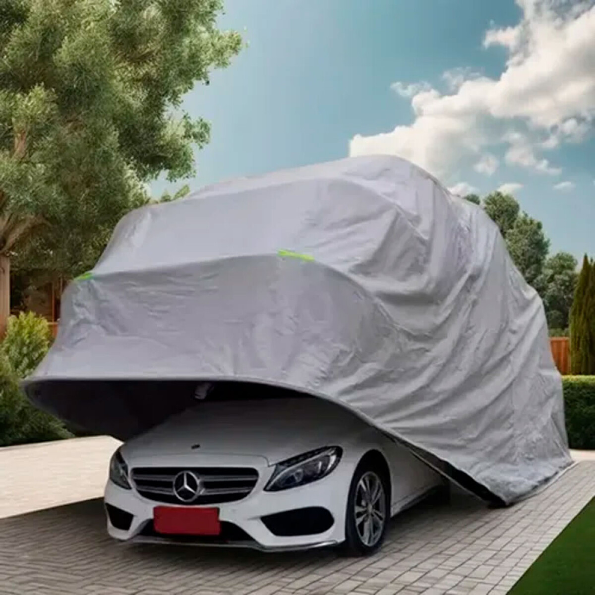 CUBRE AUTO - GARAGE PORTATIL SEMI AUTOMATICO PARA AUTO WESTON 