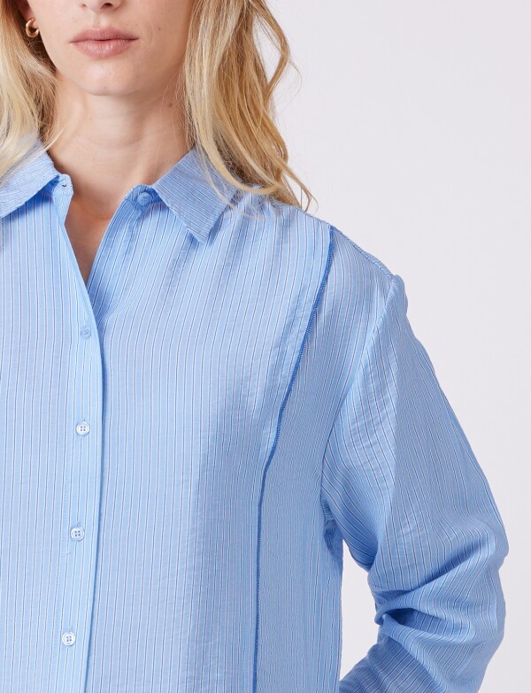 Camisa Lineas CELESTE/MULTI