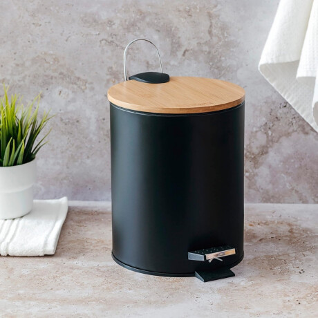 Papelera con pedal Nature Black Papelera con pedal Nature Black