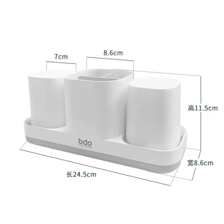 Porta Cepillo Y Organizador De Baño BDO Porta Cepillo Y Organizador De Baño BDO