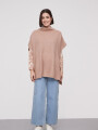 Poncho Amelien Beige Oscuro