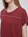 Remera Nedre Cereza Oscuro