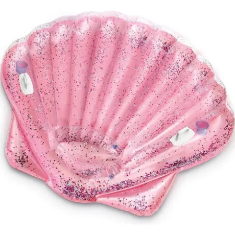 INTEX ESTERA FLOTANTE GLITTER CONCHA MARINA 178 X 165 X 24 CMS Intex Estera Flotante Glitter Concha Marina 178 X 165 X 24 Cms