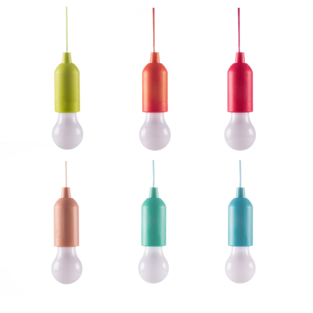 BOMBILLA LED PORTÁTIL CON CORDÓN ABS MULTICOLOR INNOVAGOODS