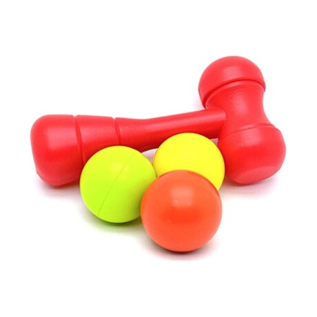 Juego Didáctico Encastre Golpe Martillo Pelotas Bebé Huanger Multicolor