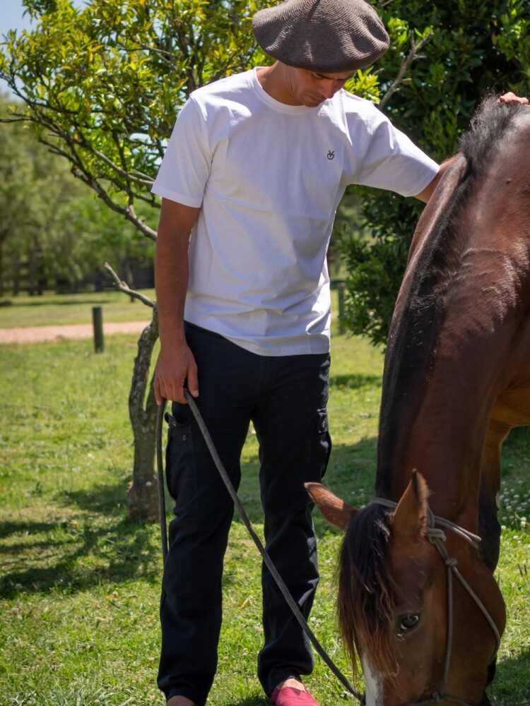 Pantalón cargo Azul