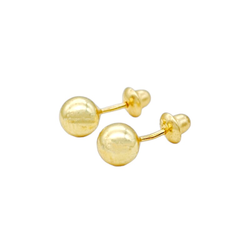 Abridores Bolita-Oro 18k-Sin piedra-AB9516 sinpiedra