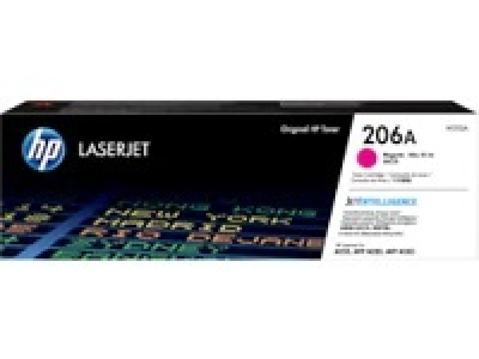HP 206A - Magenta - original - LaserJet - cartucho de tóner (W2113A) - para Color LaserJet Pro M255, M283, MFP M282, MFP M283 