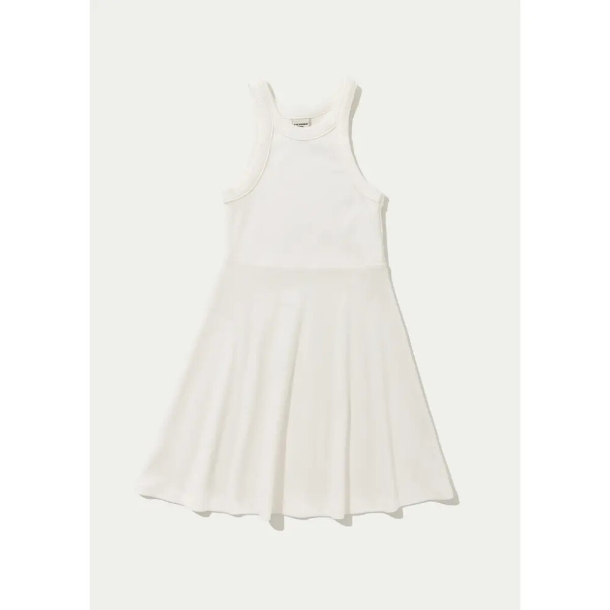 VESTIDO CURTO FEM - BEGE CLARO 