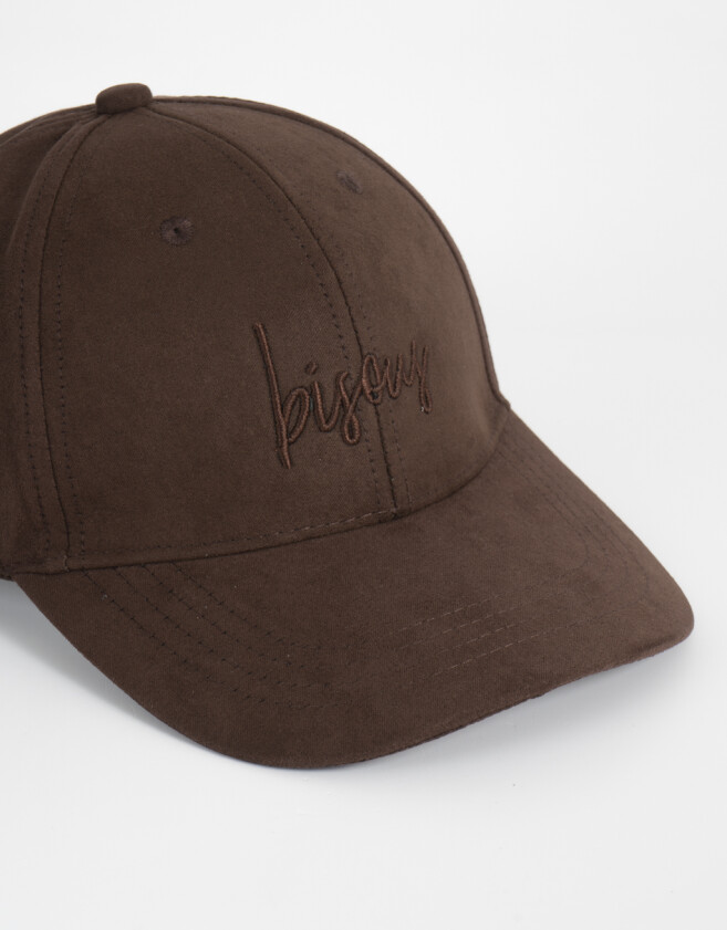 Caps Gorra Bordada Chocolate - Marron Chocolate