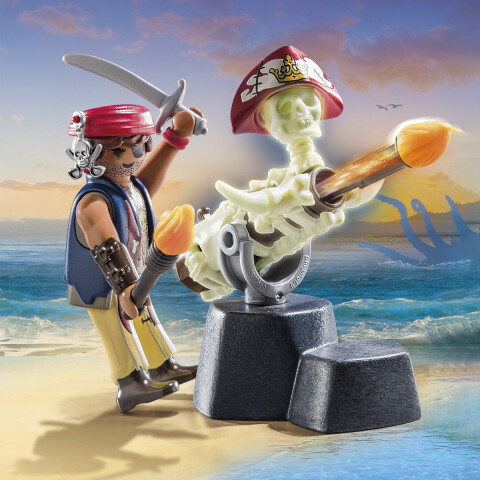 Cañón Pirata Playmobil 20 Piezas con Figuras U