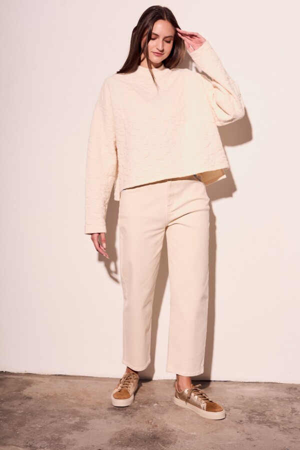 Sweater Texturado Nácar