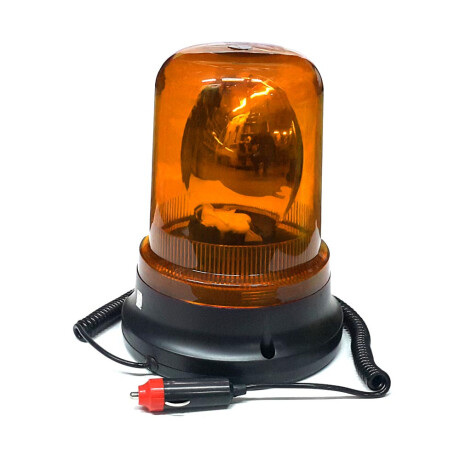 SEÑALIZACION - BALIZA GIRATORIA 12V MEDIANA AMARILLA - SEÑALIZACION - BALIZA GIRATORIA 12V MEDIANA AMARILLA -