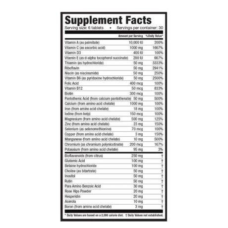 Ultimate Nutrition Daily Complete 180 tab Ultimate Nutrition Daily Complete 180 tab