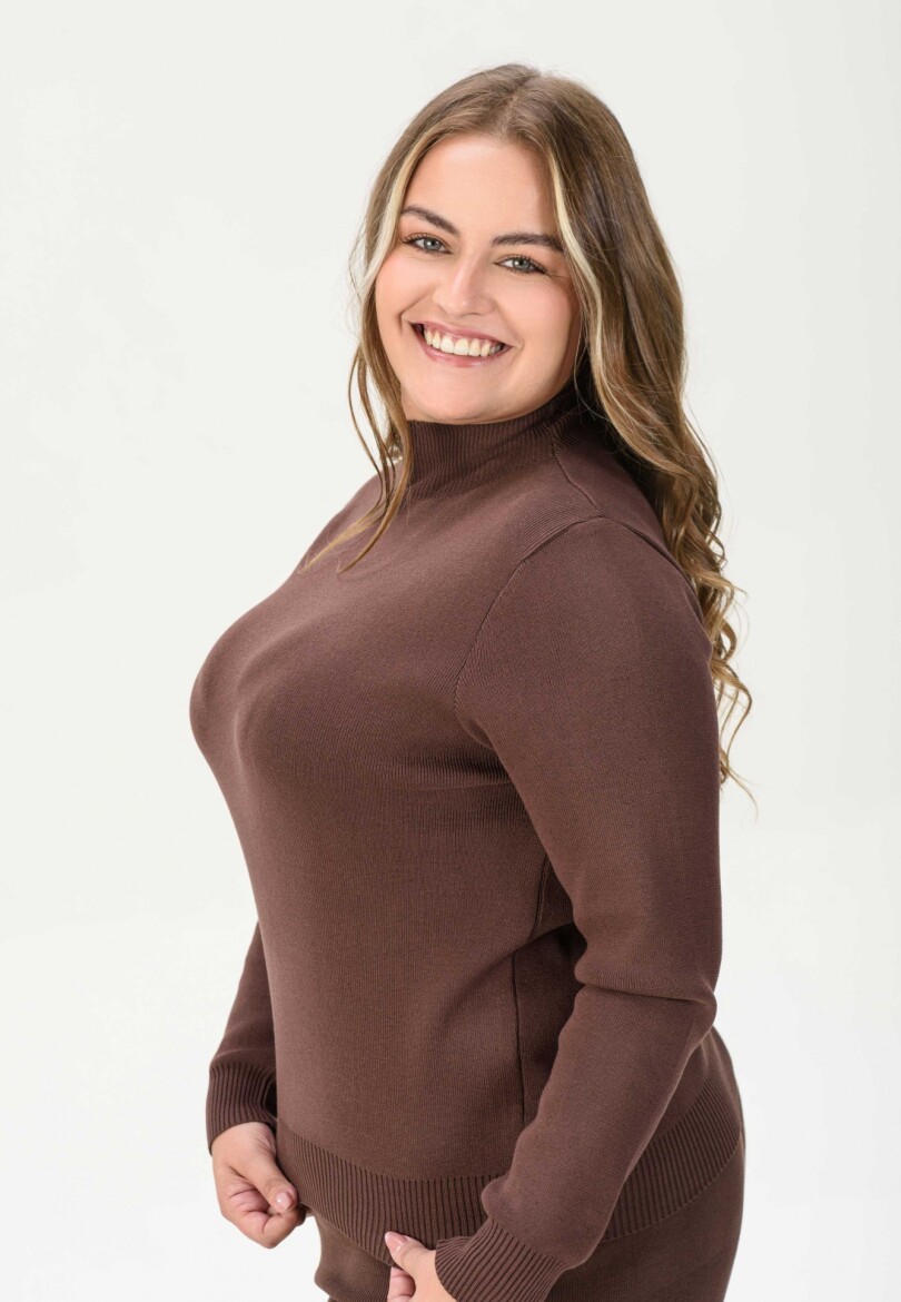 Polera Refugio Chocolate