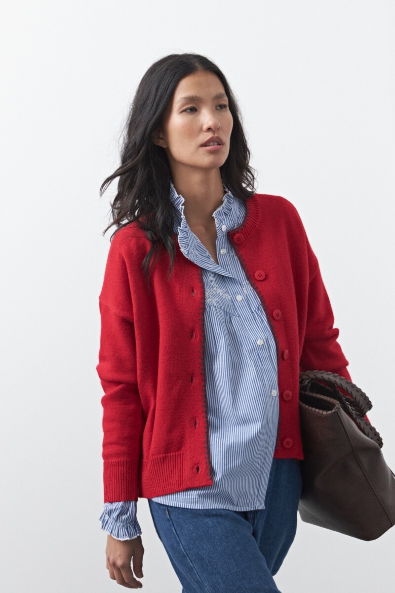 CARDIGAN TELMA Rojo