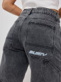 SHORT JEAN MIRELA RUSTY Negro