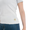 Muvem Ladies Plain V Neck T-Shirt Beige