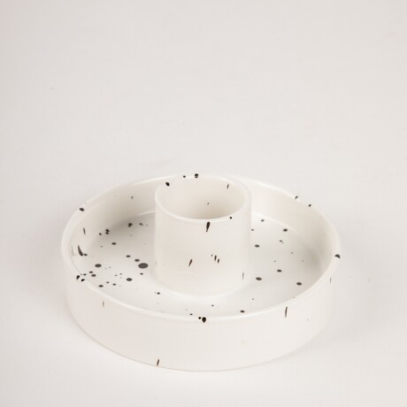 CANDELABRO NET DOTS Blanco/Gris