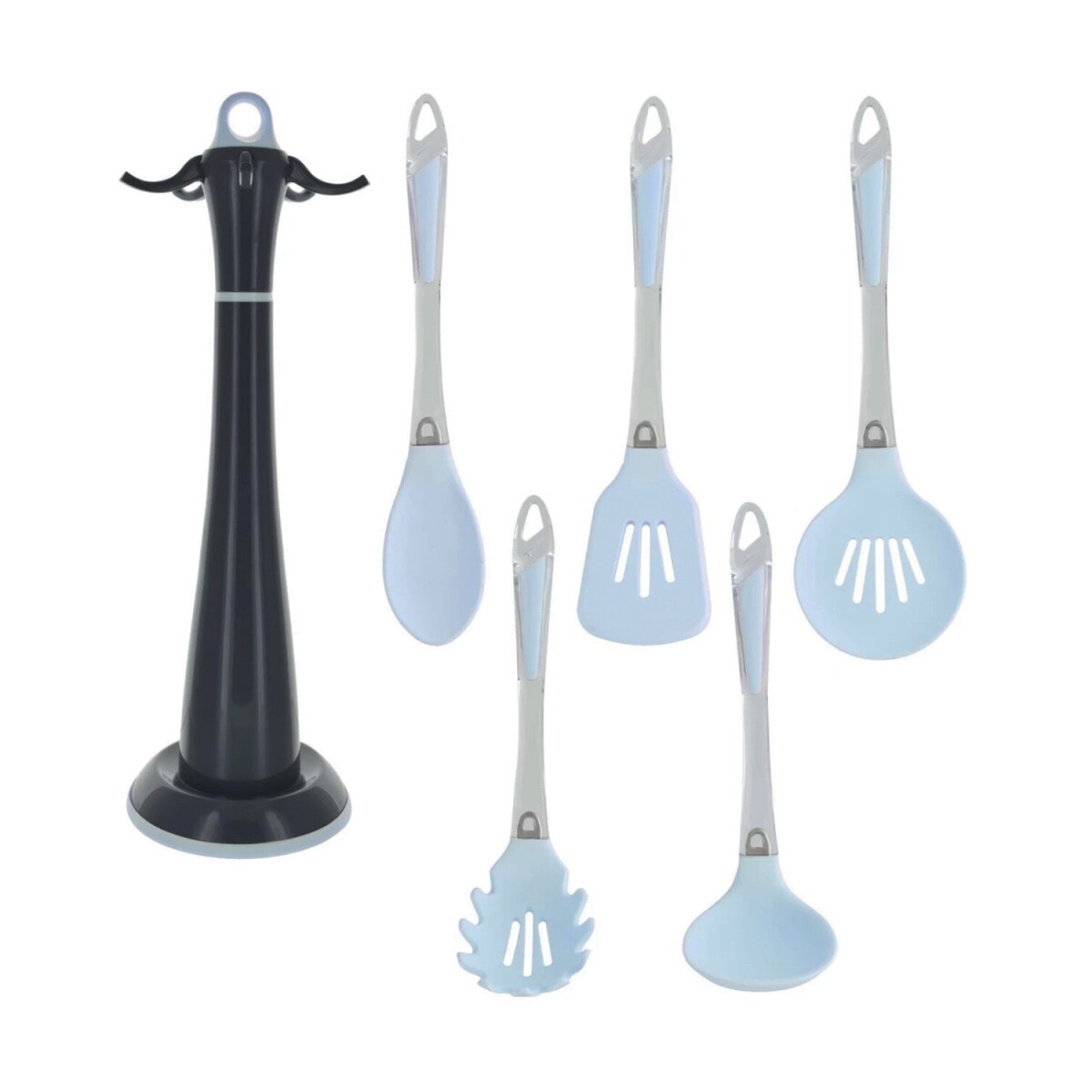 Set De Menage en silicona Con 6 Piezas Colores Surtidos - Rosa 