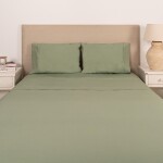 Sábana Col. Basic Verde King