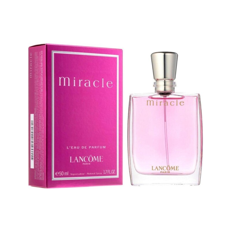Perfume Lancôme Miracle EDP 50 ml femenino con notas cítricas y florales Perfume Lancôme Miracle EDP 50 ml femenino con notas cítricas y florales