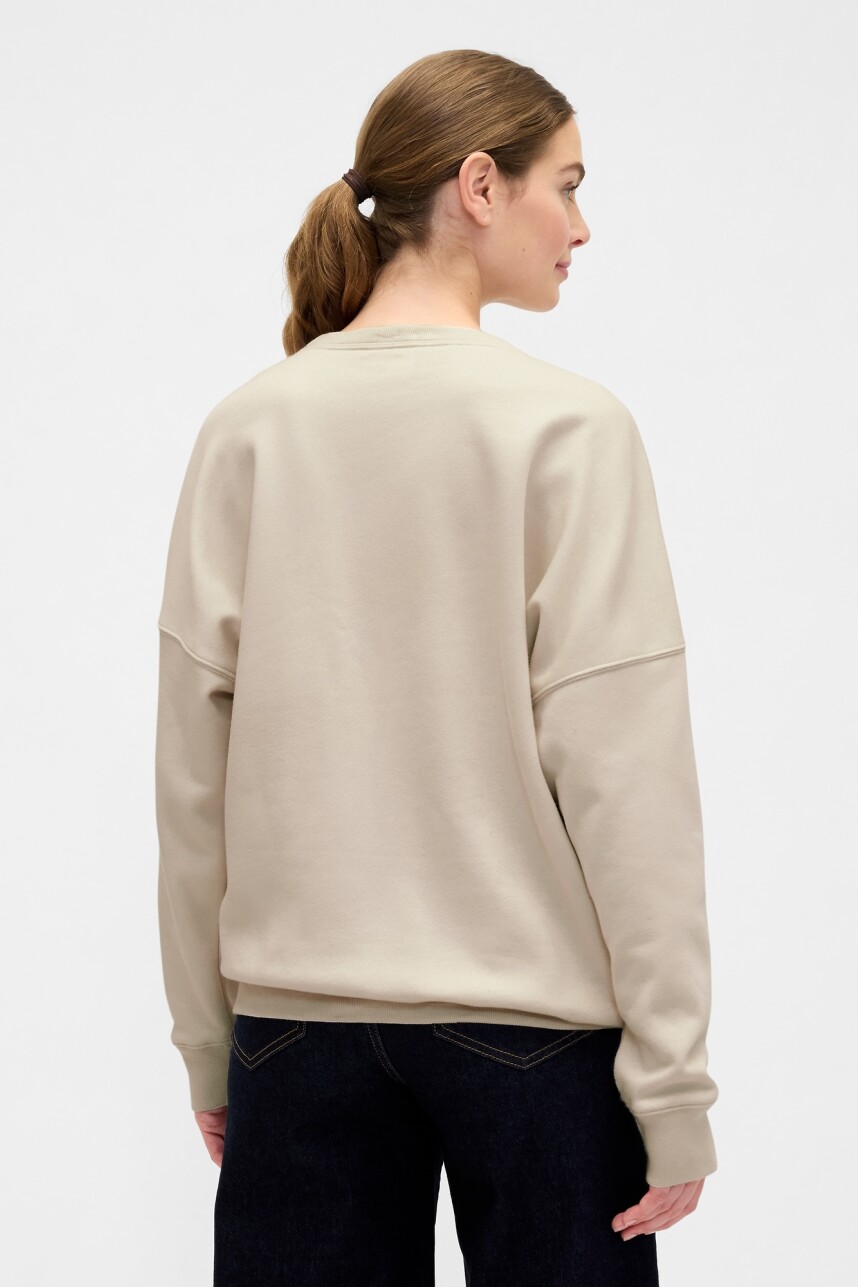 Buzo Deportivo Logo Gap Oversized Mujer Chino