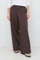 PANTALON MELANGE MARRON