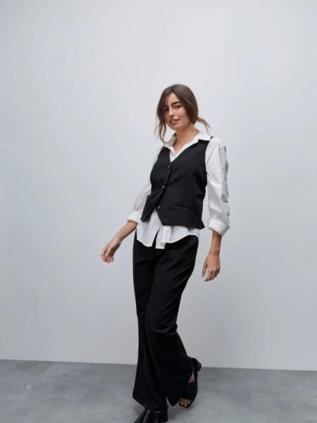 PANTALON D.CASSIN LAX NEGRO