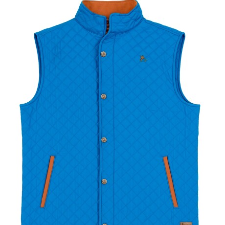 Chaleco Capitoneado de Hombre Ecuestre Celeste Francia