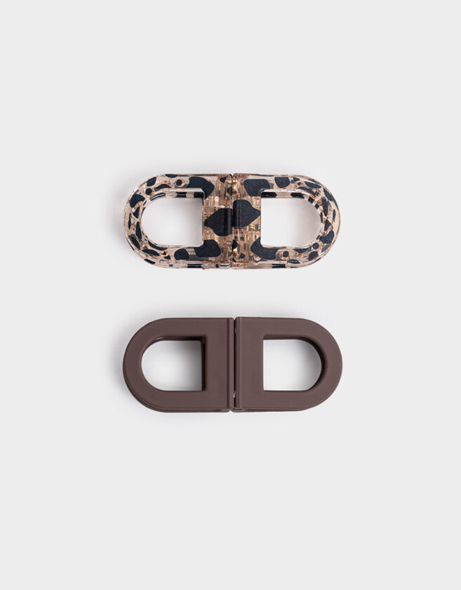 Broches Sets Set por 2 Set De Broches - Combinacion Bicolor