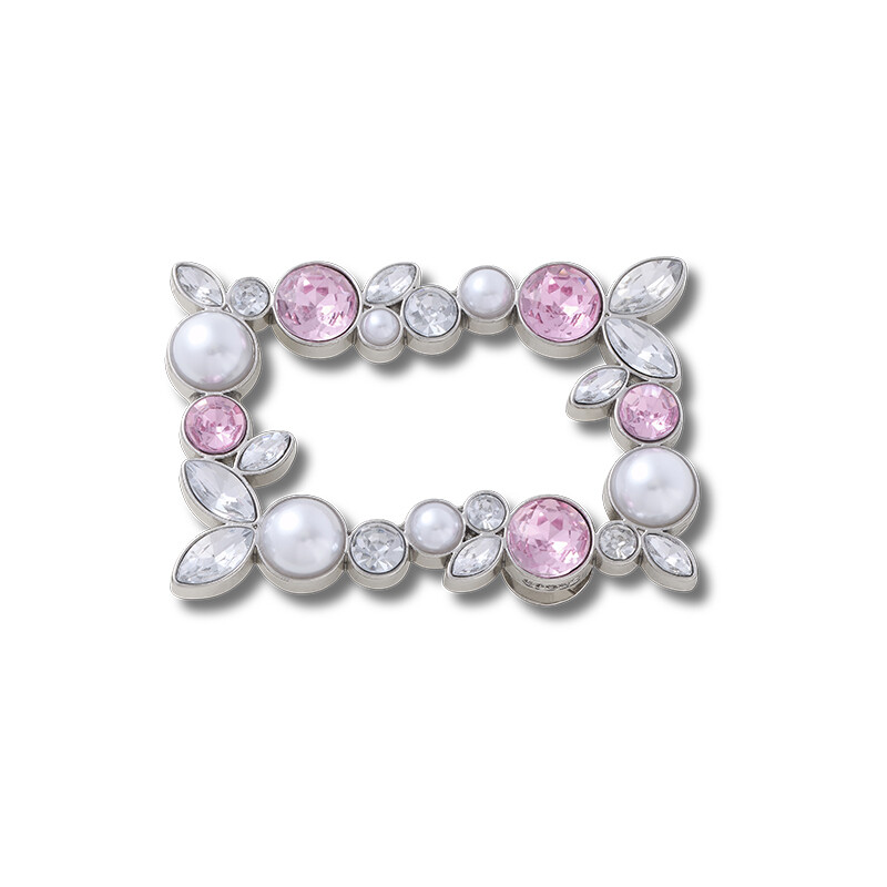 Jibbitz Charm™ Pink Pearl Gem Charm Multicolor