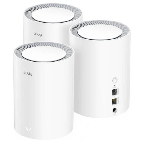 Sistema de Wifi Mesh Cudy Ax1800 Puertos Gigabit Pack de 3