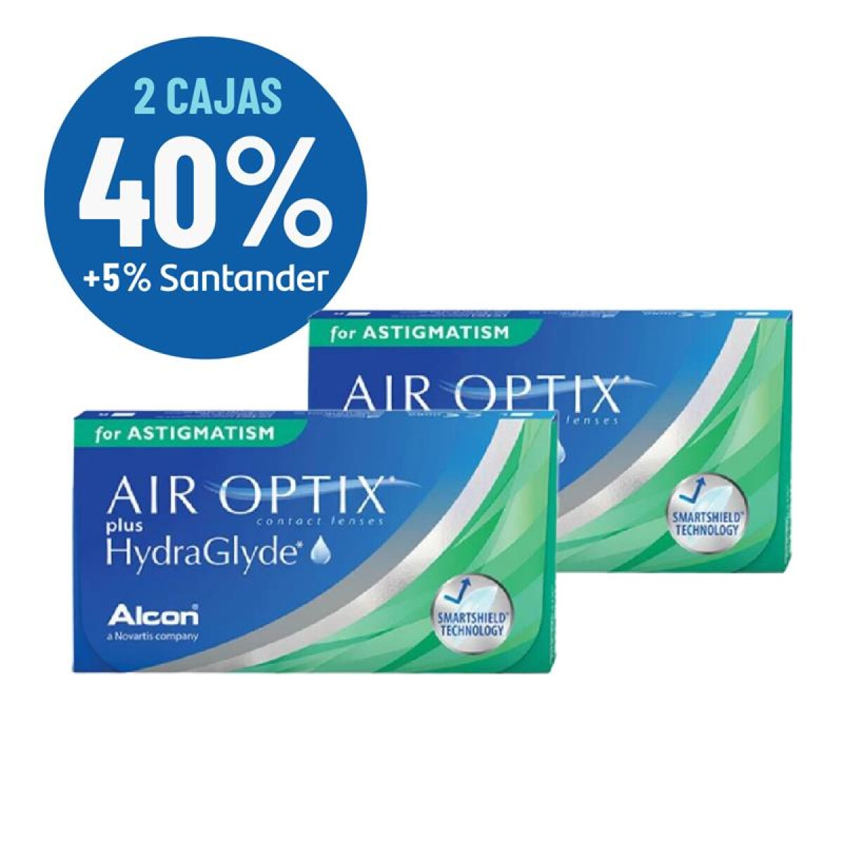 Set Air Optix Toric X2 Cajas - Blanco 