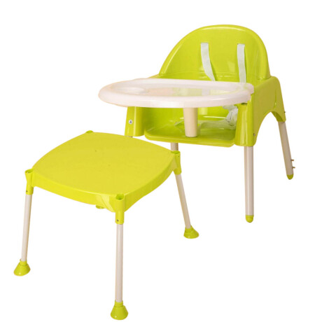 Silla De Comer Para Bebe Multiuso Tres En 1 Mesa Y Silla Verde