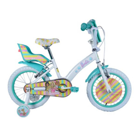 Bicicleta Mattel Barbie Rodado 16 Blanco